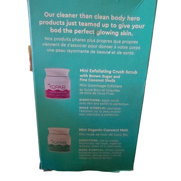Kopari The Perfect Body Duo Set With Exfoliating Crush Scrub & Organic Coconut M - Picture 3 of 3